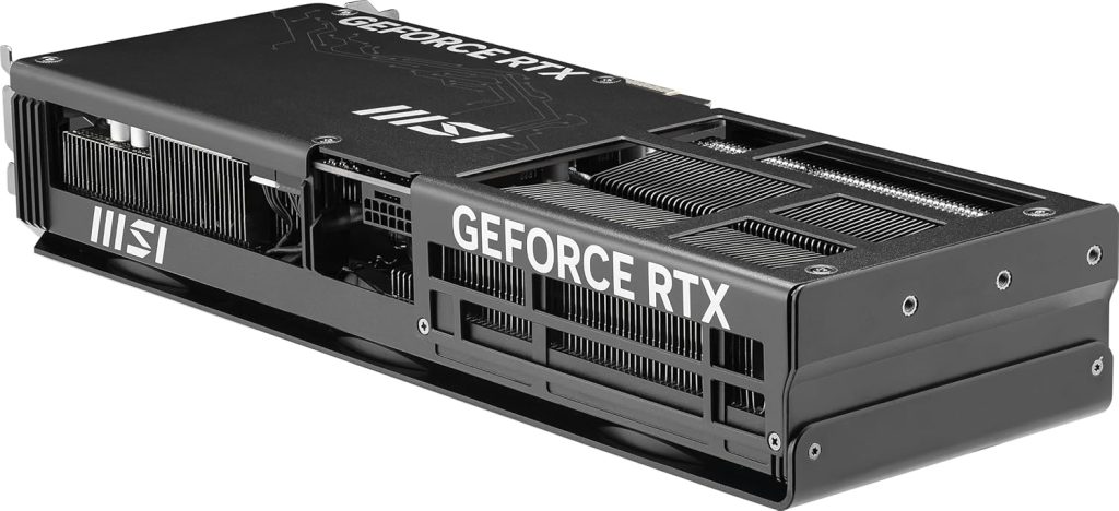 msi Gaming RTX 5080 16G Inspire 3X OC Black Graphics Card (16GB GDDR7, 256-bit, Extreme Clock 2655 MHz, DisplayPort x 3 2.1a, HDMI 2.1b, NVIDIA Blackwell