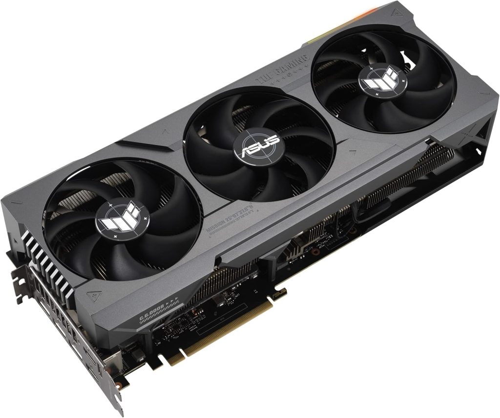 ASUS TUF GeForce RTX® 4090 OC Edition Gaming Graphics Card (PCIe 4.0, 24GB GDDR6X, HDMI 2.1a, DisplayPort 1.4a)