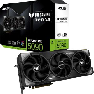 ASUS TUF GeForce RTX™ 5090 32GB GDDR7 Graphics Card, NVIDIA, Desktop (PCIe® 5.0, HDMI®/DP 2.1, 3.6-Slot, Military-Grade Components, Protective PCB Coating, Axial-tech Fans, Vapor Chamber)