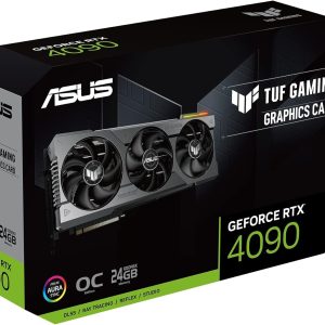 ASUS TUF GeForce RTX® 4090 OC Edition Gaming Graphics Card (PCIe 4.0, 24GB GDDR6X, HDMI 2.1a, DisplayPort 1.4a)