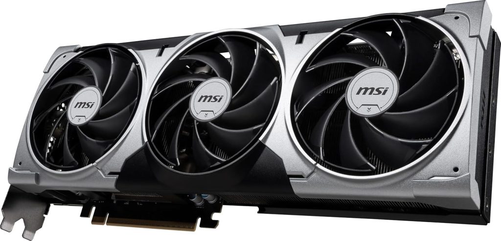 msi Gaming RTX 5070 12G Ventus 3X OC Graphics Card (12GB GDDR7, 192-bit, Extreme Performance: 2557 MHz, DisplayPort x3 2.1a, HDMI 2.1b, NVIDIA Blackwell Architecture)